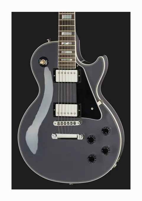 Gibson Les Paul Custom Arctic Blast, manico e tastiera visti di lato
