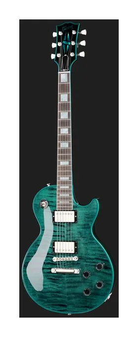 Gibson Les Paul Custom AxcessPeacockW, curve del body viste dall'alto