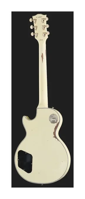 Gibson Les Paul Custom Cl White HA, selettore pickup e jack di uscita