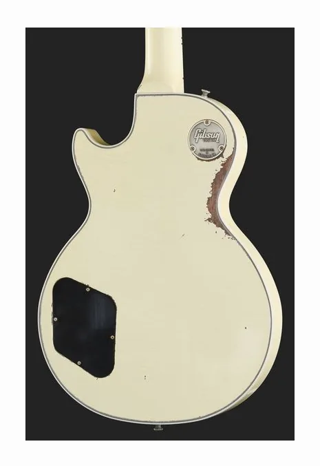 Gibson Les Paul Custom Cl White HA, capotasto e prime posizioni della tastiera