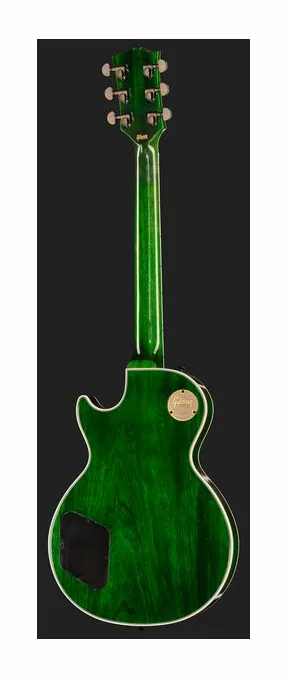Gibson Les Paul Custom HPT EmeraldB#2, paletta con meccaniche e logo