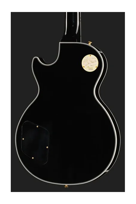 Gibson Les Paul Custom Long Scale EB, corpo e verniciatura in primo piano