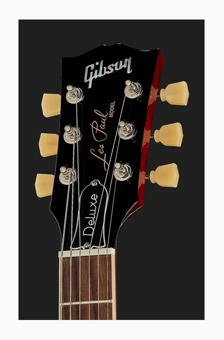 Gibson Les Paul Deluxe 70s Wine Red, capotasto e prime posizioni della tastiera
