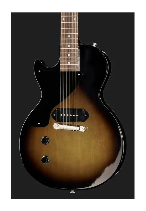 Gibson Les Paul Junior VTB LH, corpo e verniciatura in primo piano