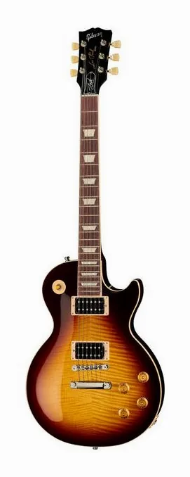 Gibson Les Paul Slash Standard NB fotografato frontalmente