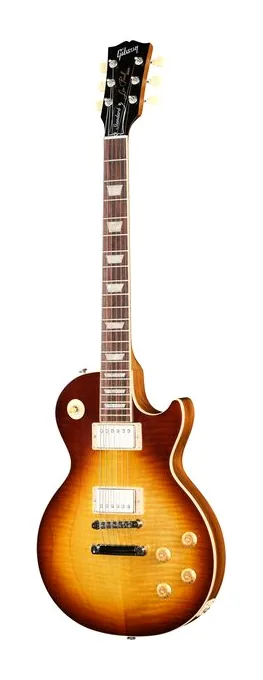 Gibson Les Paul Standard 50s FadedVTB inquadrato di fronte su sfondo neutro