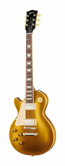 Gibson Les Paul Standard 50s GT LH inquadrato di fronte su sfondo neutro