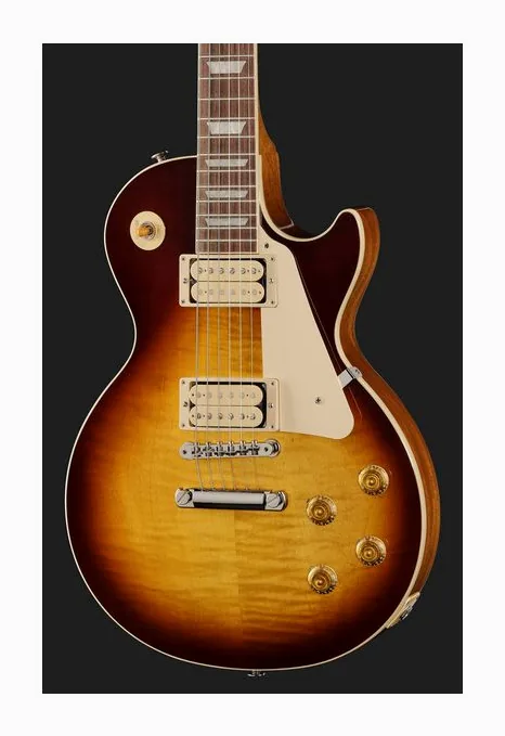 Gibson Les Paul Standard 50s DT TB, manico e tastiera visti di lato