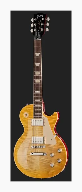 Gibson Les Paul Standard 60s AAA LB, curve del body viste dall'alto