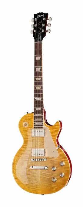Gibson Les Paul Standard 60s AAA LB inquadrato di fronte su sfondo neutro