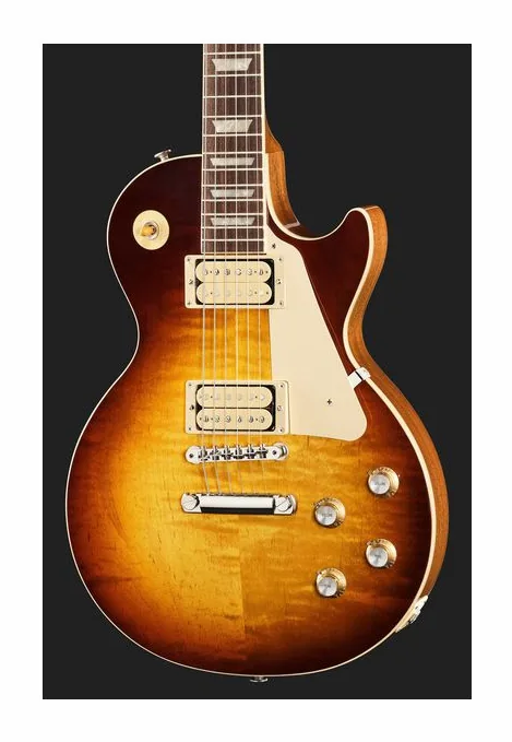 Gibson Les Paul Standard 60s DT VTB, capotasto e prime posizioni della tastiera