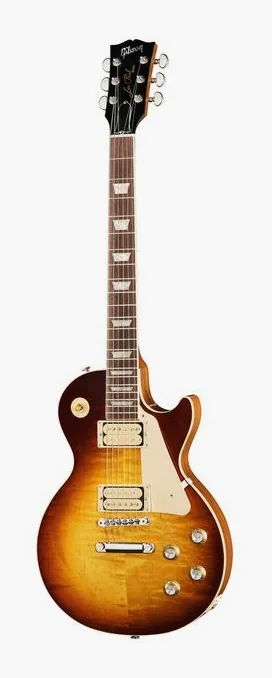Gibson Les Paul Standard 60s DT VTB inquadrato di fronte su sfondo neutro