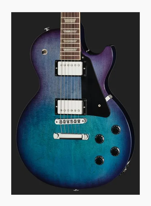 Gibson Les Paul Studio BlueberryBurst, paletta con meccaniche e logo