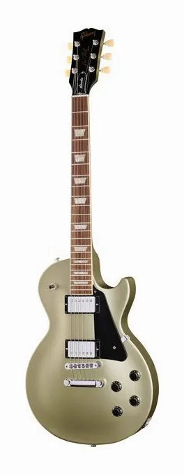 Gibson Les Paul Studio Faded G. Mist visto di fronte