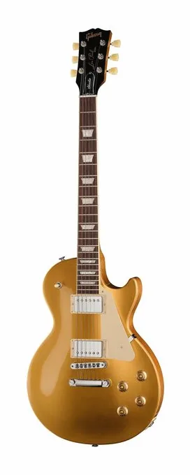 Gibson Les Paul Studio Goldtop in primo piano frontale