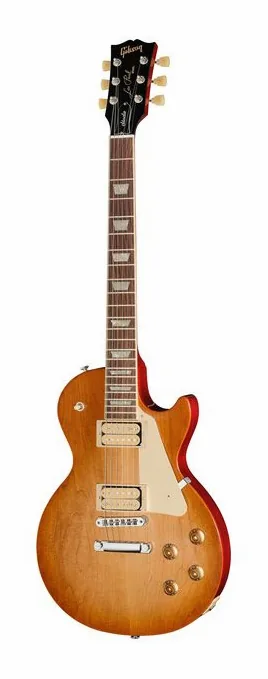 Gibson Les Paul Studio DT DLM inquadrato di fronte su sfondo neutro