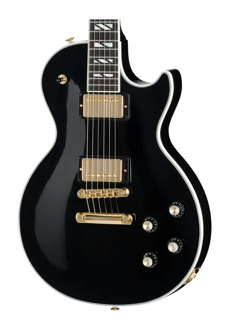 Gibson Les Paul Supreme Ebony, corpo e verniciatura in primo piano