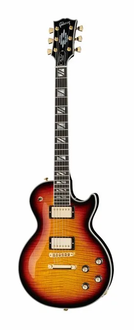 Gibson Les Paul Supreme Fireburst in primo piano frontale