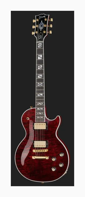 Gibson Les Paul Supreme Wine Red, selettore pickup e jack di uscita