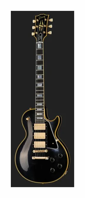 Gibson LP 57 Black Beauty 3PU VOS, profilo laterale del corpo