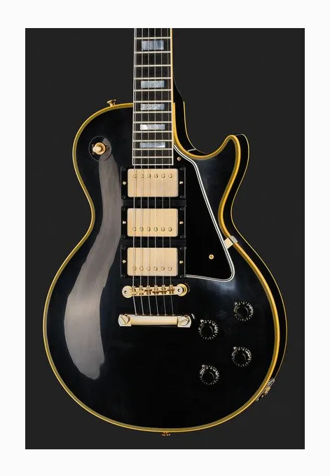 Gibson LP 57 Black Beauty 3PU VOS, ponte e meccaniche di intonazione