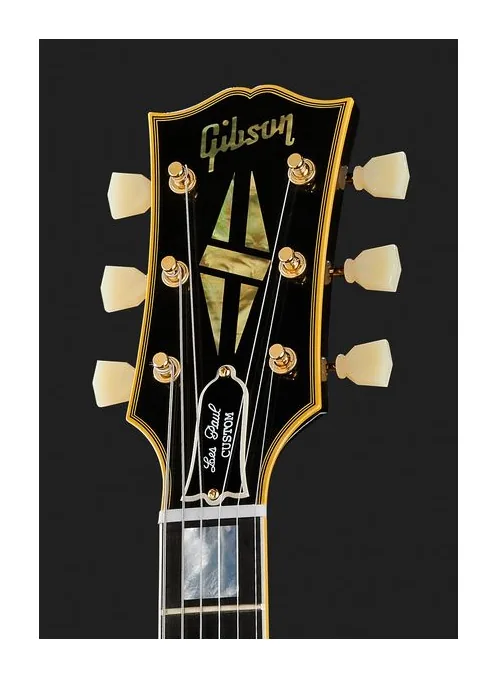 Gibson LP 57 Black Beauty 3PU VOS, curve del body viste dall'alto