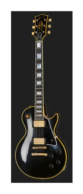 Gibson LP 57 Black Beauty VOS, curve del body viste dall'alto