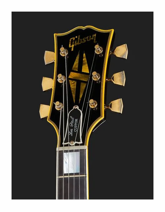 Gibson LP 57 Black Beauty VOS, curve del body viste dall'alto