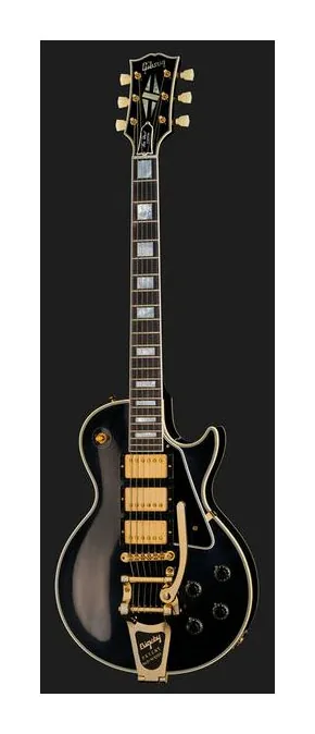 Gibson LP 57 Custom 3PU Bigsby VOS, curve del body viste dall'alto