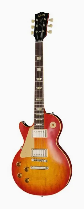 Gibson LP 58 Standard WC LH VOS in primo piano frontale