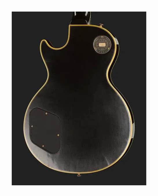 Gibson LP Custom 54 Black Beauty VOS, corpo e verniciatura in primo piano