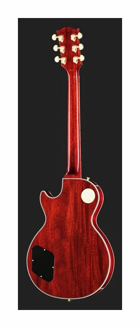 Gibson LP Custom HPT Trans Wine Red#1, profilo laterale del corpo