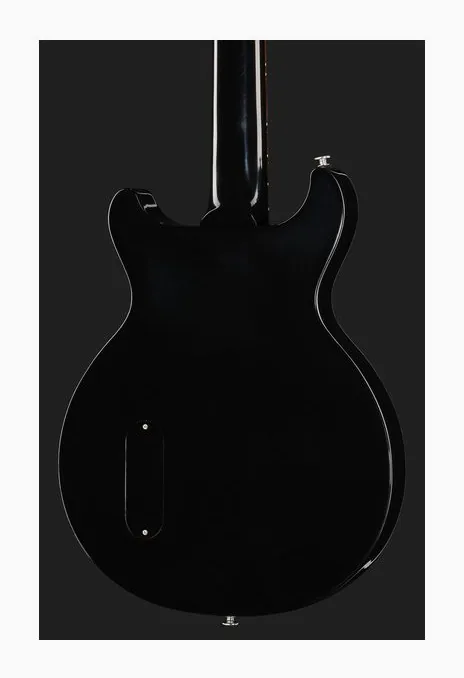 Gibson LP Junior Double Cut Ebony, vista posteriore del corpo