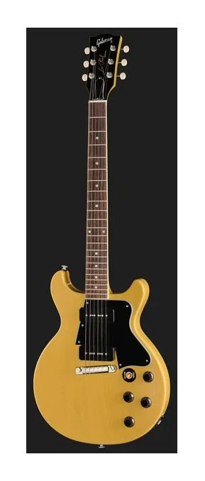 Gibson LP Special Double Cut TV Yello, pickup e manopole dei controlli
