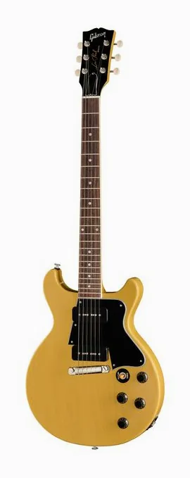 Gibson LP Special Double Cut TV Yello in primo piano frontale
