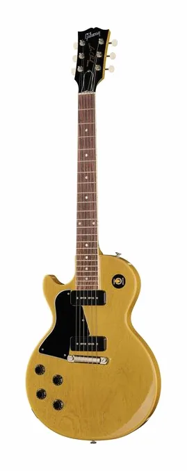 Gibson LP Special SC TV Yellow LH fotografato frontalmente
