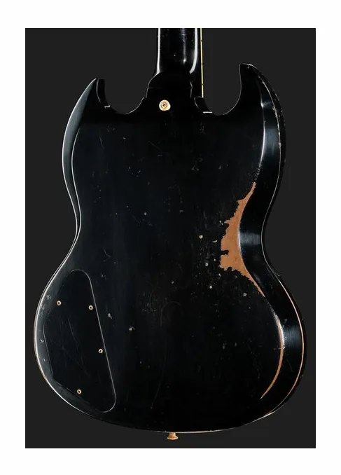 Gibson SC Custom EB Batwing HA CS, manico e tastiera visti di lato