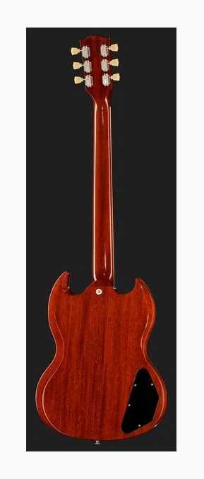 Gibson SG ´61 Standard VC LH, curve del body viste dall'alto