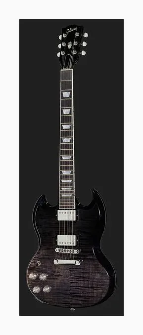 Gibson SG Modern TBF LH, corpo e verniciatura in primo piano