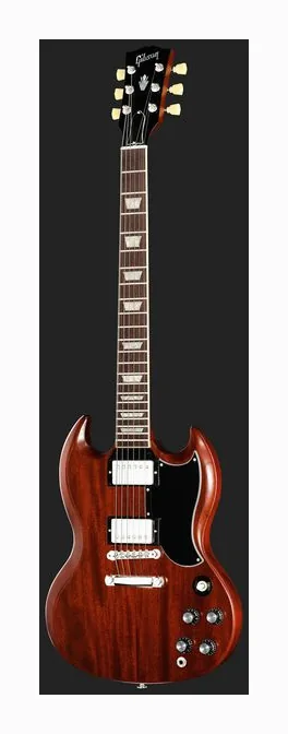 Gibson SG Standard '61 Faded VCS, corpo e verniciatura in primo piano
