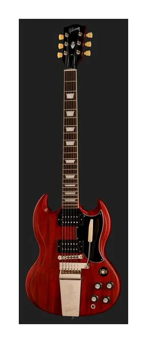 Gibson SG Standard '61 Faded Maestro, paletta con meccaniche e logo