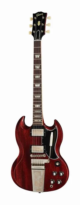 Gibson SG Standard ´64 Maestro CH VOS fotografato frontalmente