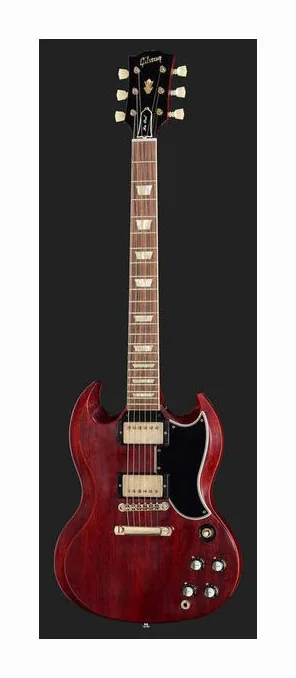 Gibson 1961 SG Standard Cherry VOS, pickup e manopole dei controlli
