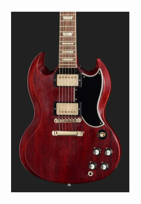 Gibson 1961 SG Standard Cherry VOS, manico e tastiera visti di lato
