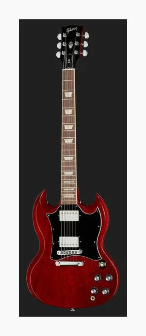 Gibson SG Standard HC, corpo e verniciatura in primo piano