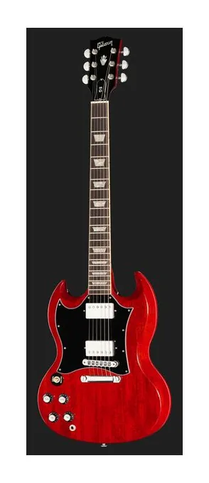 Gibson SG Standard HC LH, corpo e verniciatura in primo piano