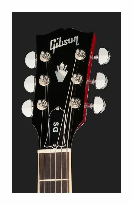 Gibson SG Standard HC LH, paletta con meccaniche e logo