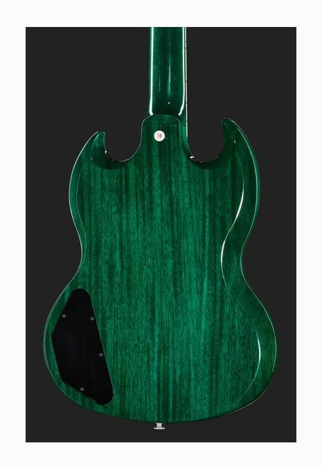 Gibson SG Standard Trans. Teal, vista posteriore del corpo