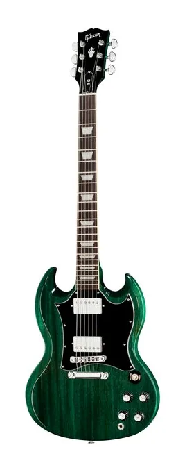 Gibson SG Standard Trans. Teal visto di fronte