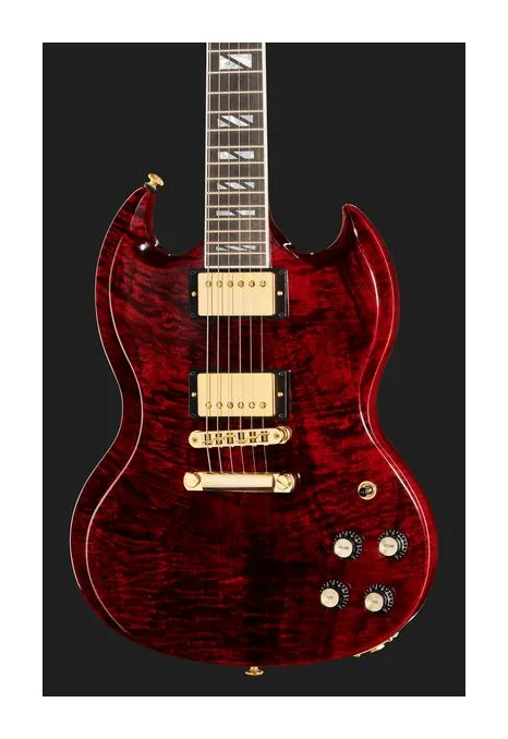 Gibson SG Supreme Wine Red, profilo laterale del corpo